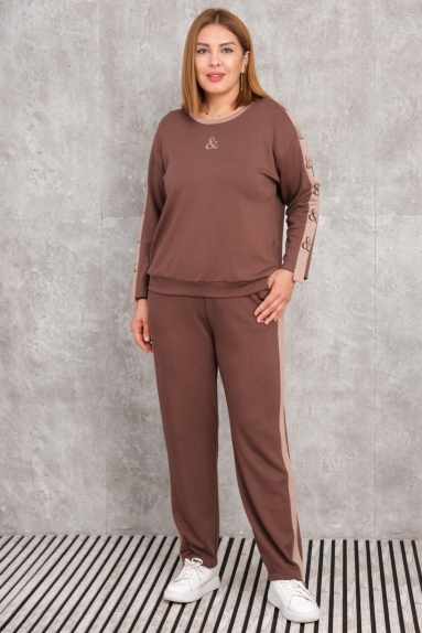 wholesaleWomen Clothes Plus Size Womens Two-Piece Sports Set