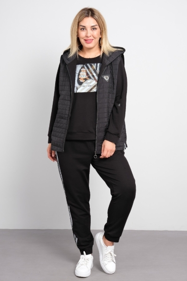 wholesaleWomen Clothes Plus Size Three-Piece Sports Set