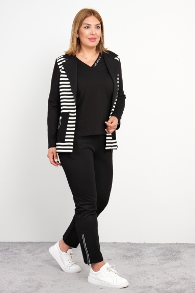 wholesaleWomen Clothes Plus Size Three-Piece Sports Set