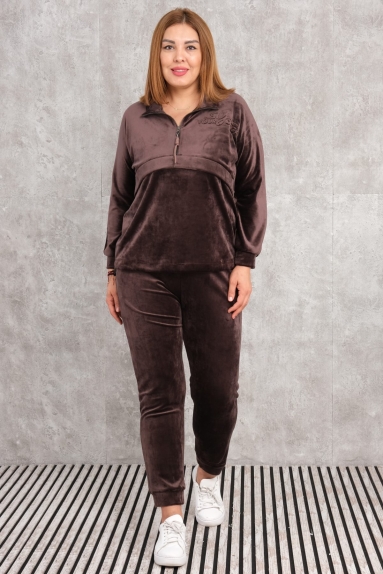 wholesaleWomen Clothes Plus Size Womens Two-Piece Sports Set
