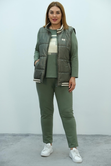 wholesaleWomen Super Plus Size Super Plus Size Womens Three-Piece Sports Set