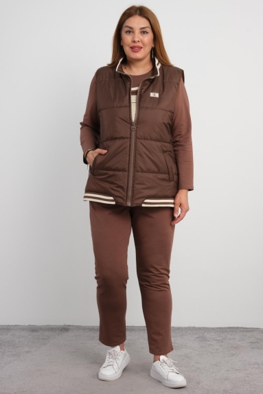 wholesaleWomen Super Plus Size Super Plus Size Womens Three-Piece Sports Set
