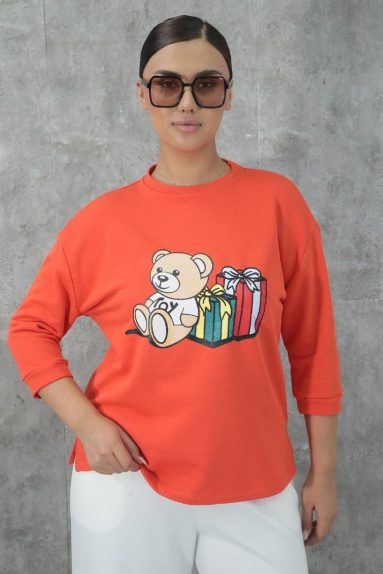 wholesaleWomen Plus Size Plus Size Printed Sweatshirt